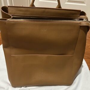 Mina Baie Full Harper, Genuine Leather, Tan